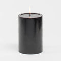 Richland 4" x 6" Black Pillar Candles Set of 6