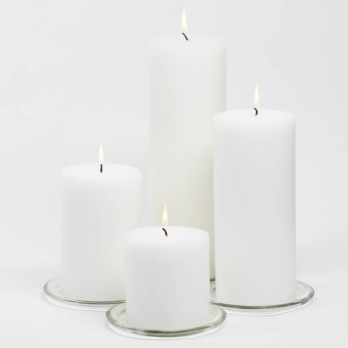 Richland 4" x 6" White Pillar Candle