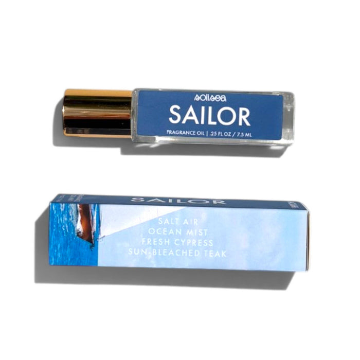 SAILOR Roller Perfume, Travel Size, Salt Air & Cypress