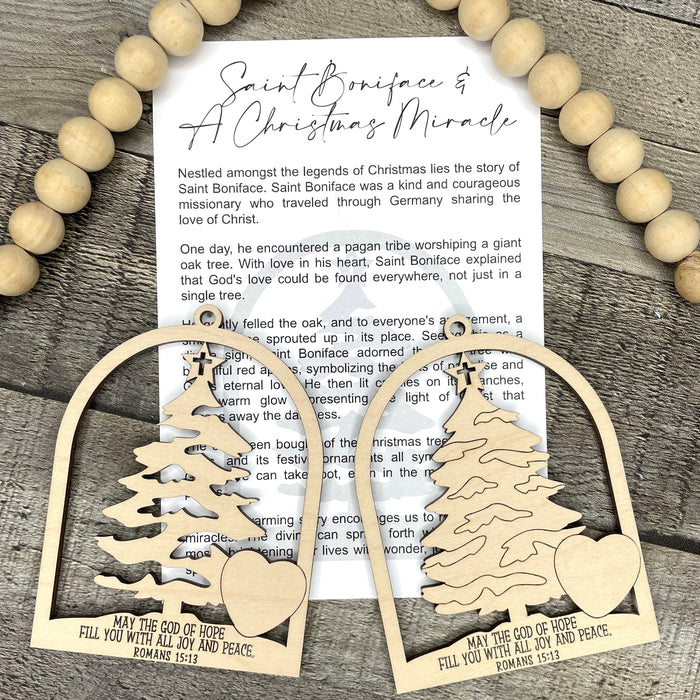 Saint Boniface & A Christmas Miracle Story Card