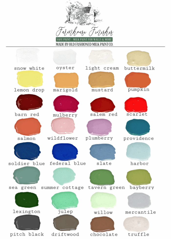 Farmhouse Finishes Safe Paint - Natural Milk Paint for Walls