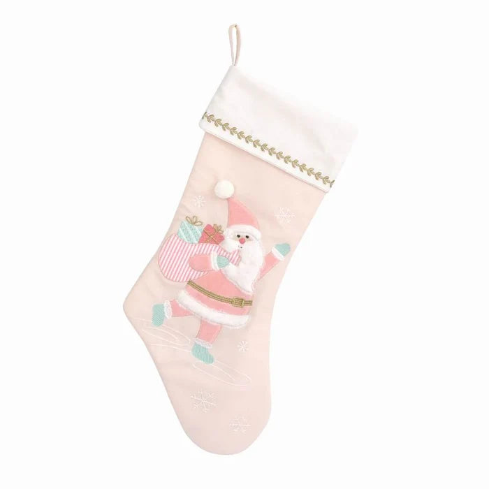 Santa Pastel Stocking