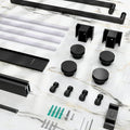 SD01 48"-72" Frameless Double Sliding Shower Door Hardware Kits