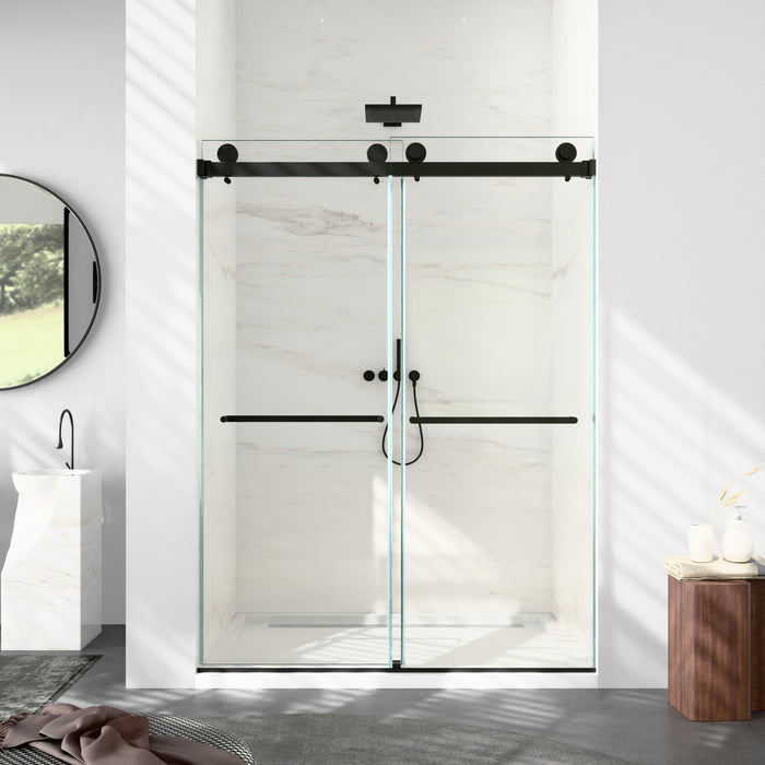 SD01 48"-72" Frameless Double Sliding Shower Door Hardware Kits