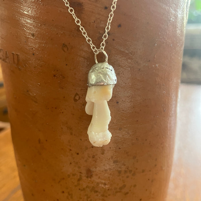 Sea Shell Spiral Pendant Necklace | Handmade Artisan Jewelry