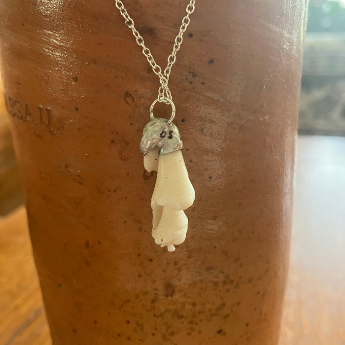 Sea Shell Spiral Pendant Necklace | Handmade Artisan Jewelry