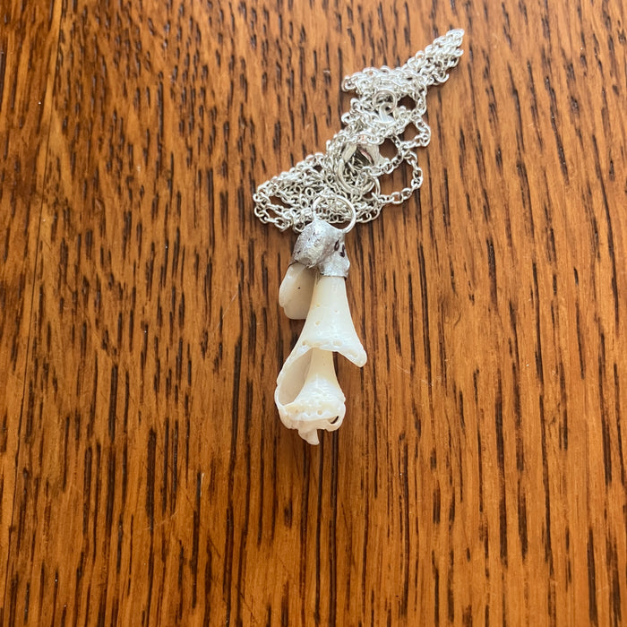Sea Shell Spiral Pendant Necklace | Handmade Artisan Jewelry
