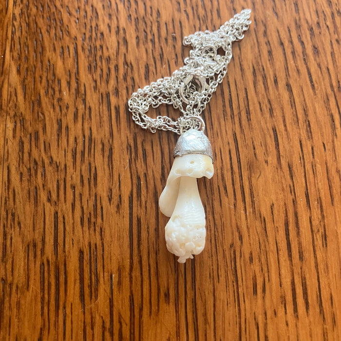 Sea Shell Spiral Pendant Necklace | Handmade Artisan Jewelry