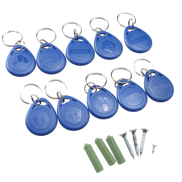 Security RFID Proximity Door Entry keypad for Access Control System with 10 Key Fobs