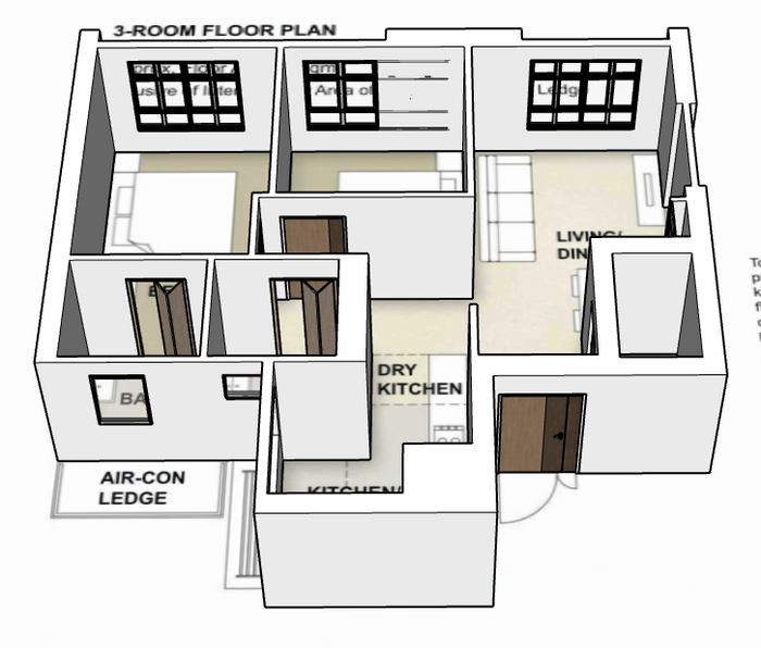 Sembawang Brook 3-room