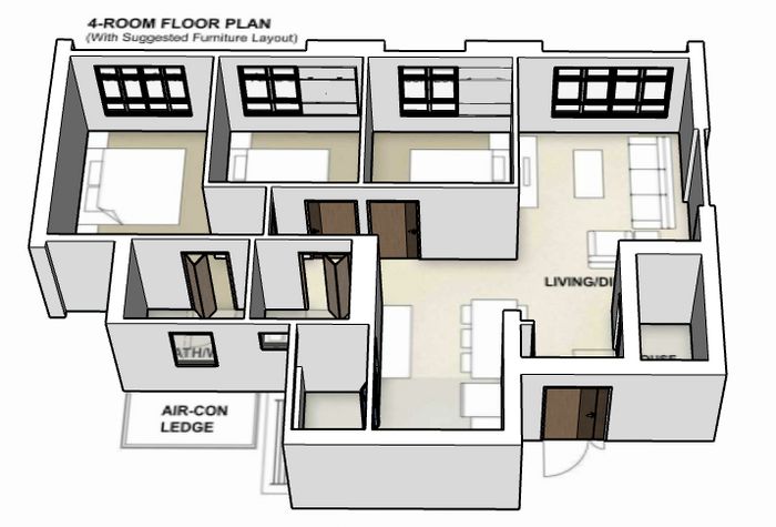 Sembawang Brook 4-room