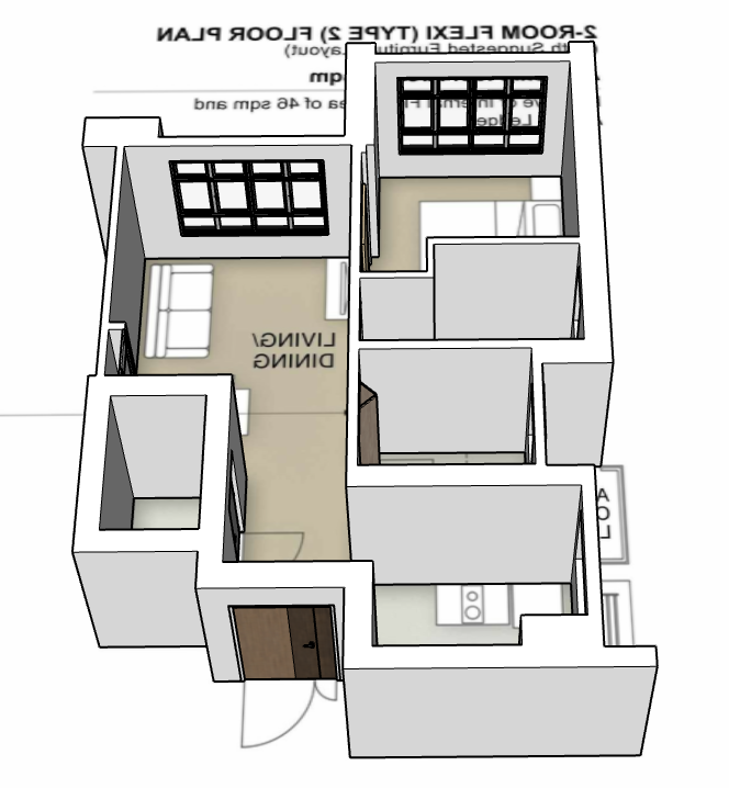 Sembawang Portico 2-room type 2