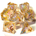 Shiny Like A Diamond! Sharp Edge RPG Dice Set | 7 Pieces