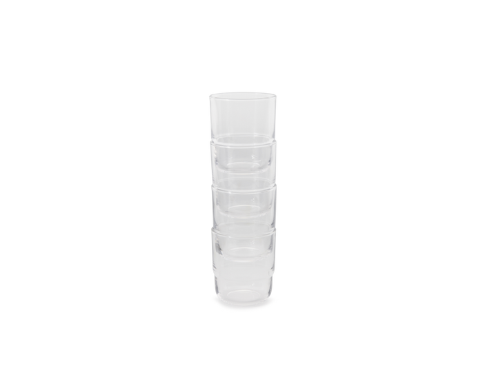 Set of 4 / Clear