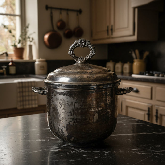 Silverplate Ice Bucket with Handles