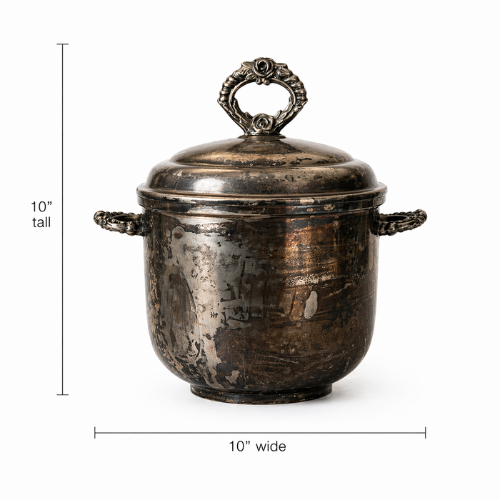 Silverplate Ice Bucket with Handles