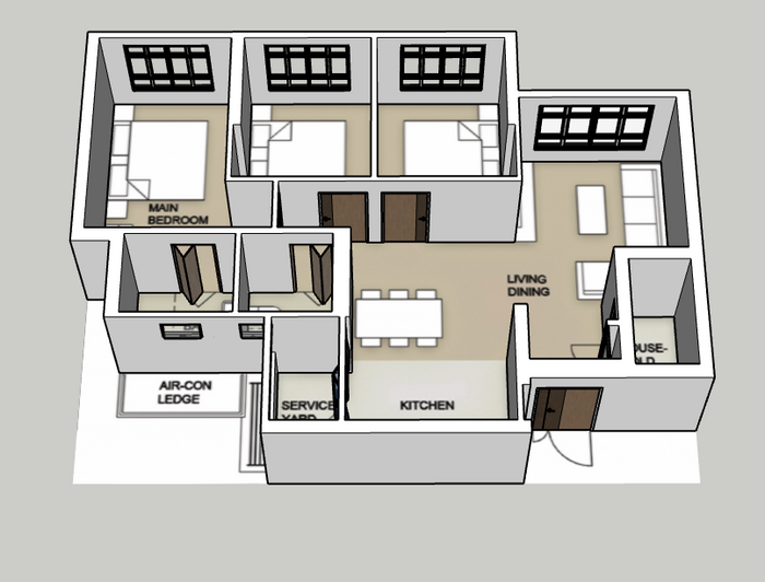 Sin Ming Residences 4-room