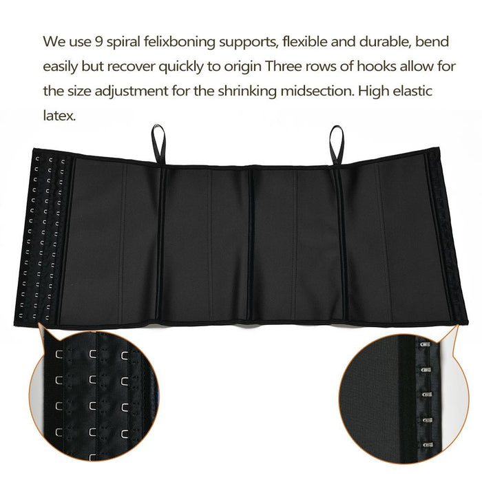 Size M Women Body Shaper Latex Sport Girdle Waist Training Corset Waist Shaper Underbust Shapewear