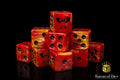 Skull Grinders Dice - Fiery Hell