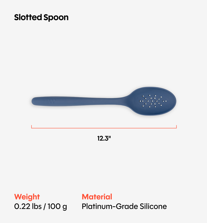 Slotted Spoon - Classic Blue