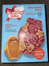SO YUMMY BELLA MINI WAFFLE MAKER 1 count "Penguin"