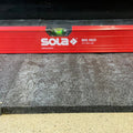 SOLA BIG RED Box Beam Levels with Handles (LSB24, LSB32, LSB48, LSB72)