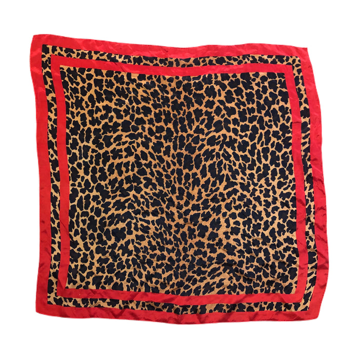 Square Cheetah Print Unbranded Scarf