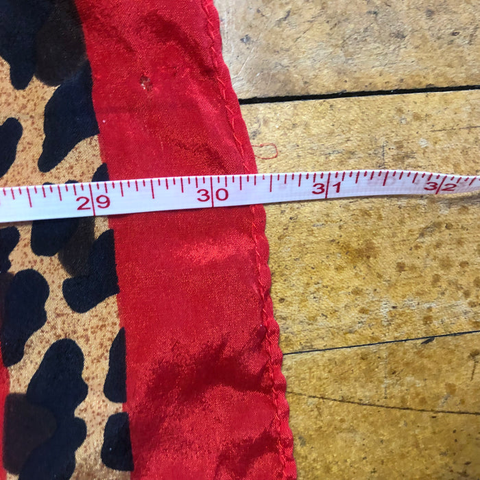 Square Cheetah Print Unbranded Scarf