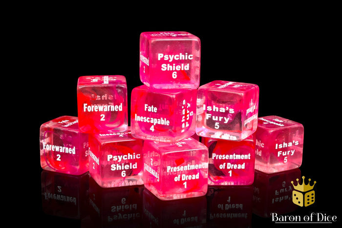 Strands of Fate Dice - 10th Edition - Red