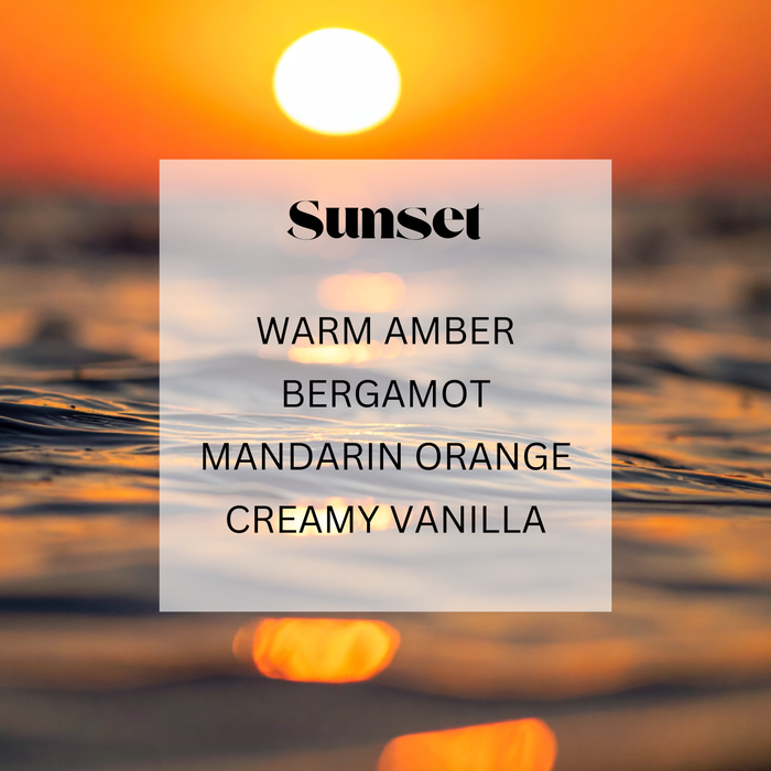 SUNSET Fall Roller Perfume, Amber & Bergamot