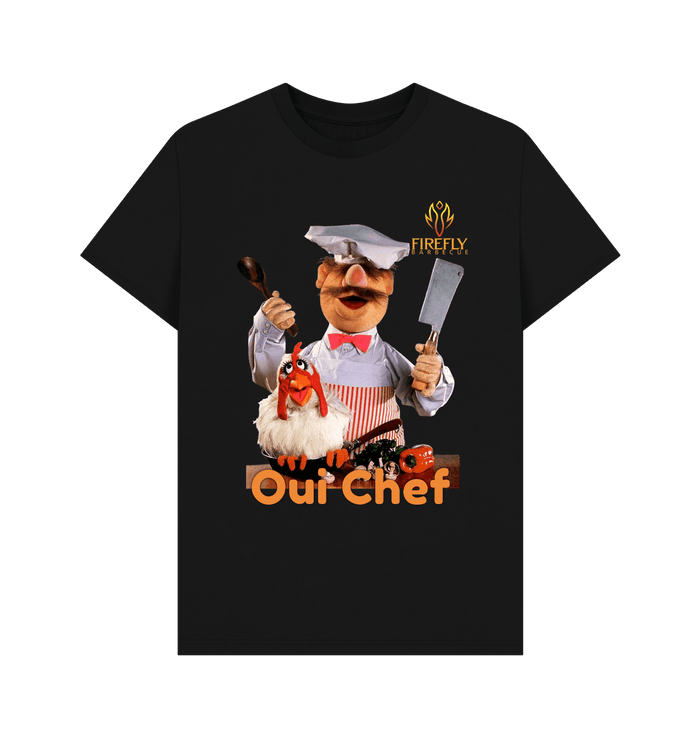 Men's Swedish Chef T-shirt with chef character and logo