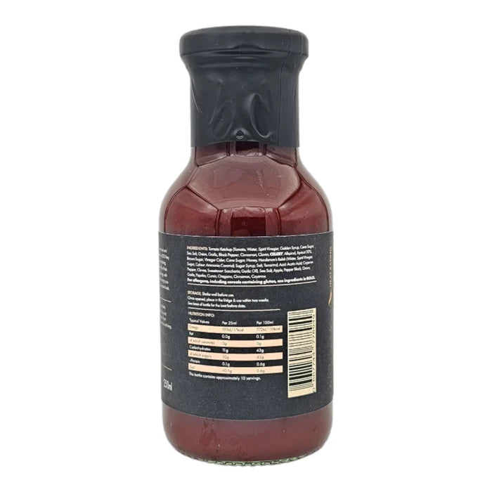 Sweet Apricot BBQ Sauce bottle for grilling