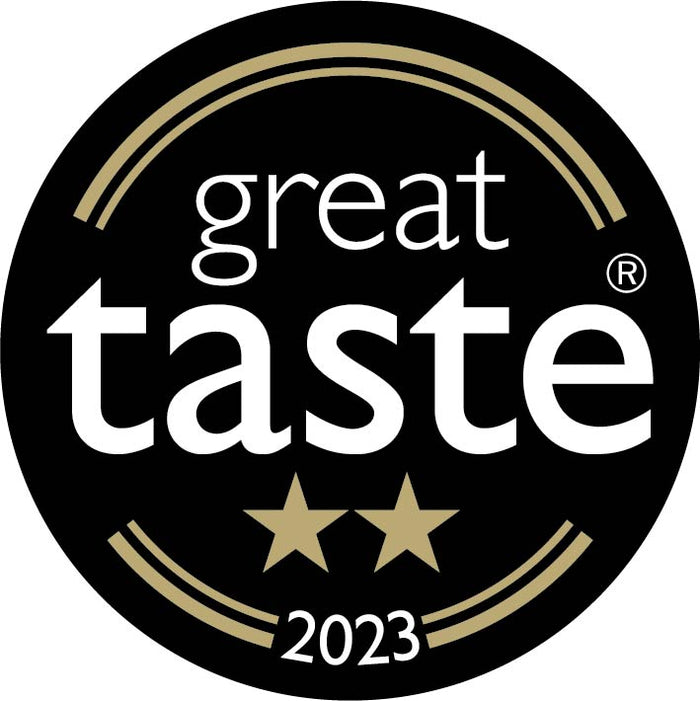 Great Taste 2023 2-star award badge highlighting the Taste of Peru Chilli Sauce Gift Set's premium quality and flavor excellence.