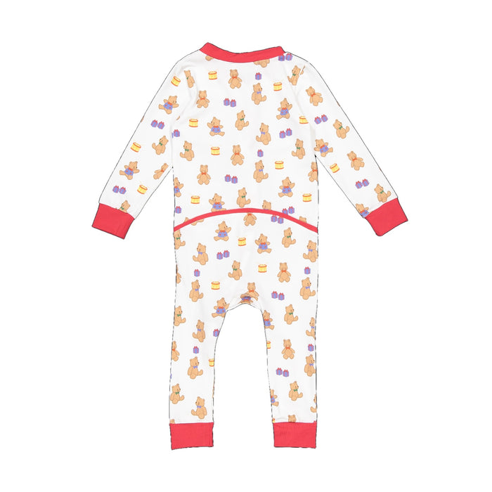 Teddy Baby Boy Trellis PJ Pajamas