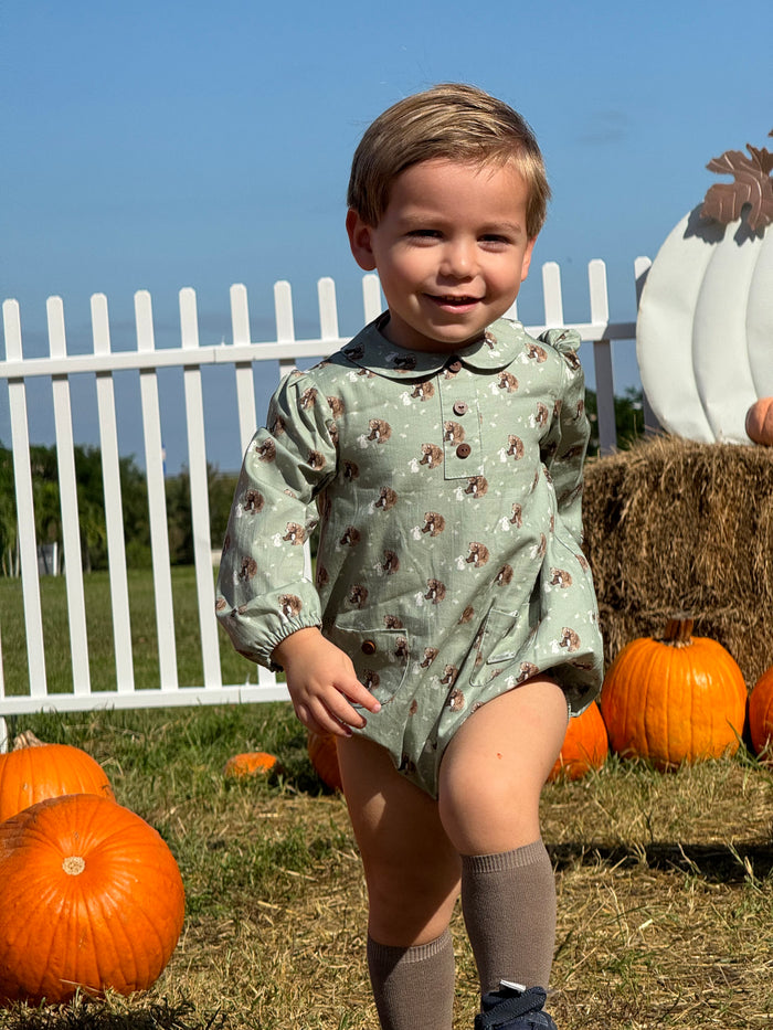 Teddy Bunny Boy Romper