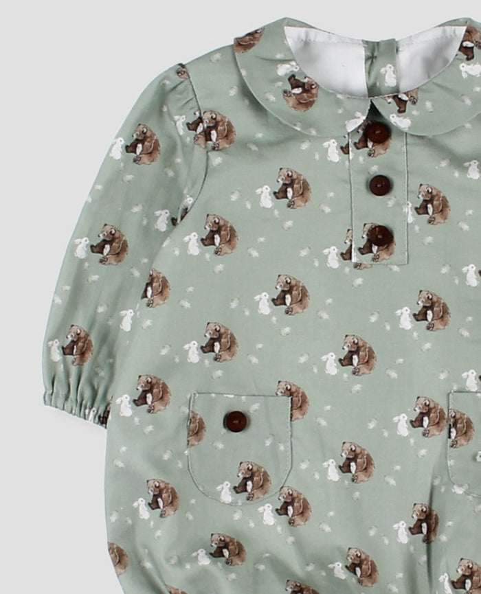 Teddy Bunny Boy Romper