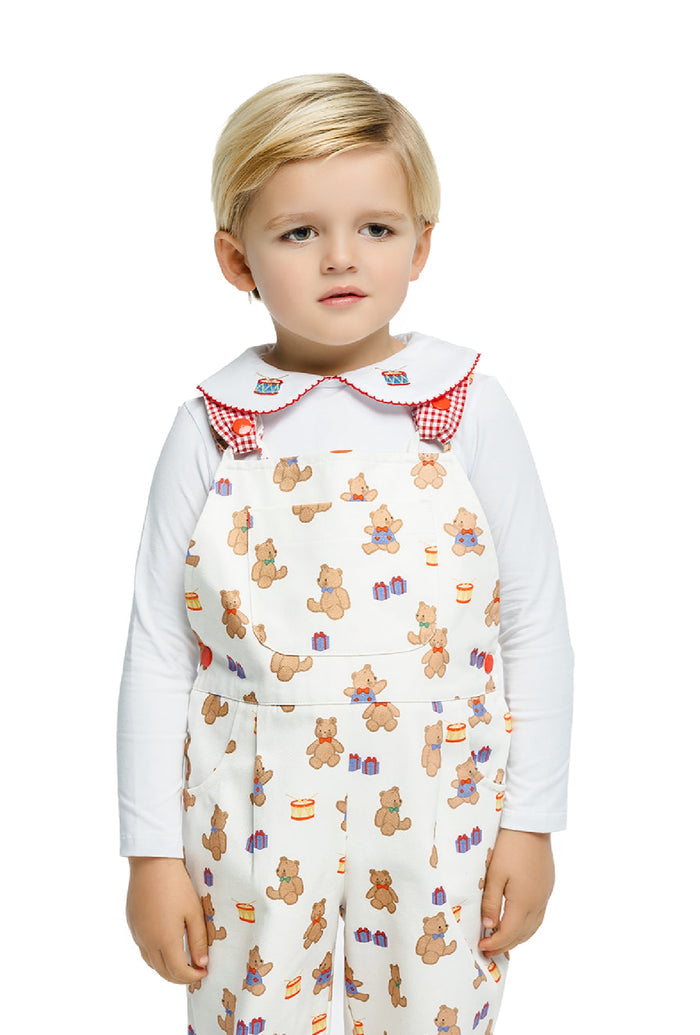 Teddy Trellis Boy Overall 2-PC