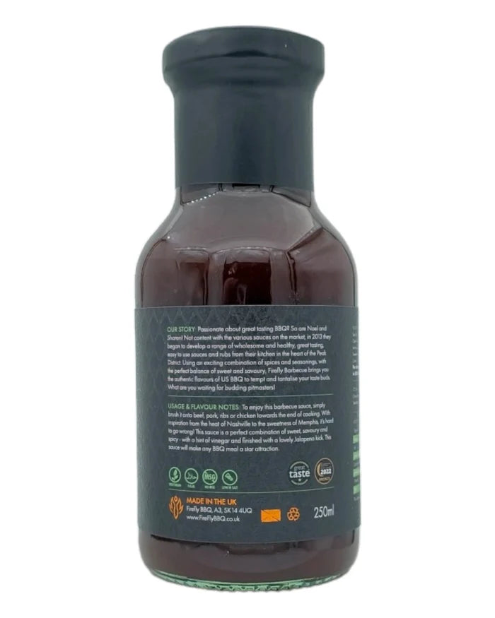 Tennessee Jalapeño BBQ Sauce bottle with label