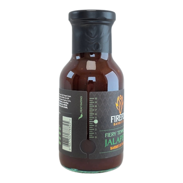 Firefly Tennessee Jalapeño BBQ Sauce with flavor notes