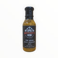 The Asado Apricot Chimichurri Sauce bottle with black label and black cap