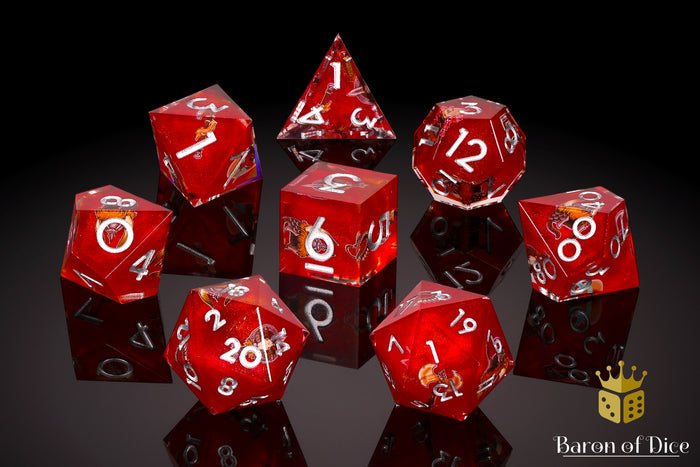 The Barbarian | 8-Piece RPG Set | Baron's Signature Series