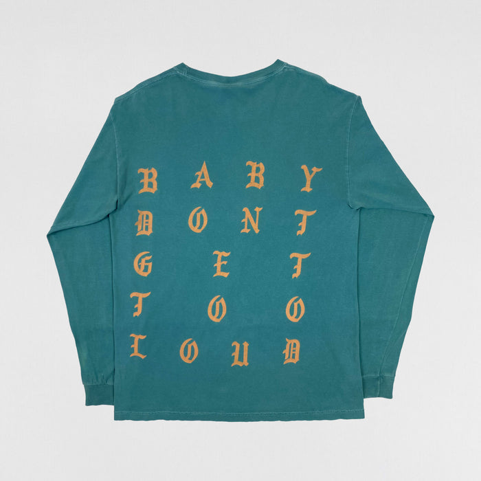 The Life of Pablo 2016 LA 'Freestyle 4' Long Sleeve In Teal