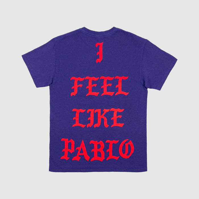 The Life of Pablo 2016 Los Angeles ‘I Feel Like Pablo’ Tee In Purple