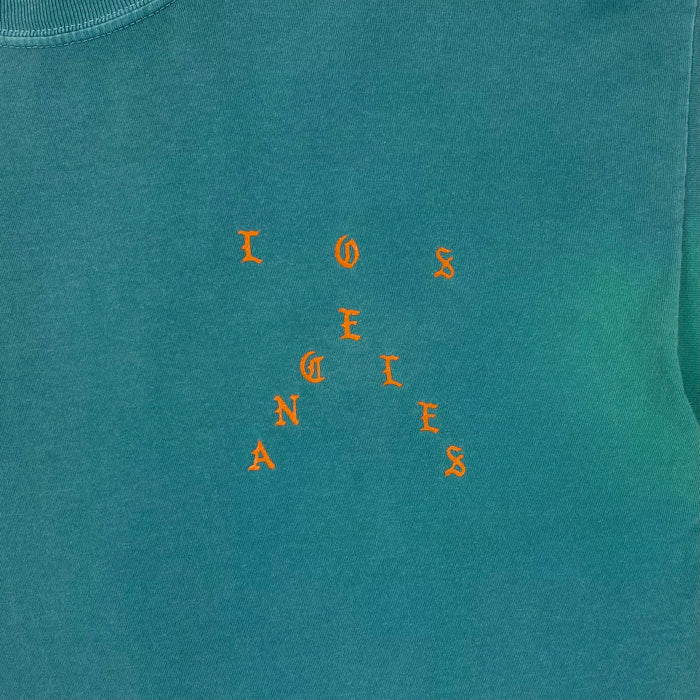 The Life of Pablo 2016 Los Angeles 'Tell All My Cousins' Tee In Teal