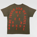 The Life of Pablo 2016 New York ‘Famous’ Tee In Brown
