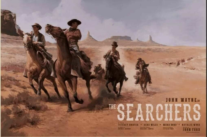 The Searchers by Theodora Daniela Capat, 36" x 24" Screen Print