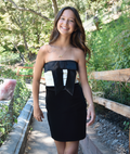 Theme Girls Leni Velour Big Black Bow Dress Distressed/seasonal girls Theme-NYC Black Y/M (10)