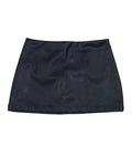 Theme Girls Sara Vegan Leather Mini Skirt Girls Casual Bottoms Theme-NYC Navy Y/XS (6X)