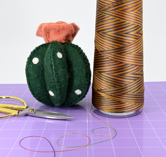 Thread || Domestic - Alchromatic Fibre #60 - Variegated Rainbow Non Bonded Poly Fibre- Tex 40
