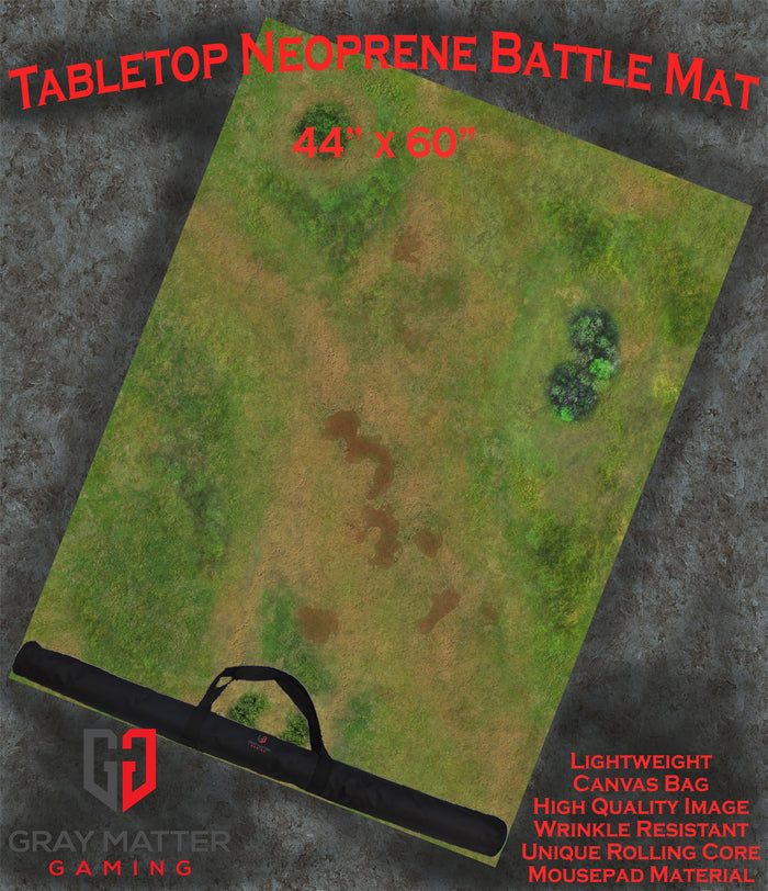 Traveler's Road | Neoprene Battle Mat with Bag | Baron of Dice